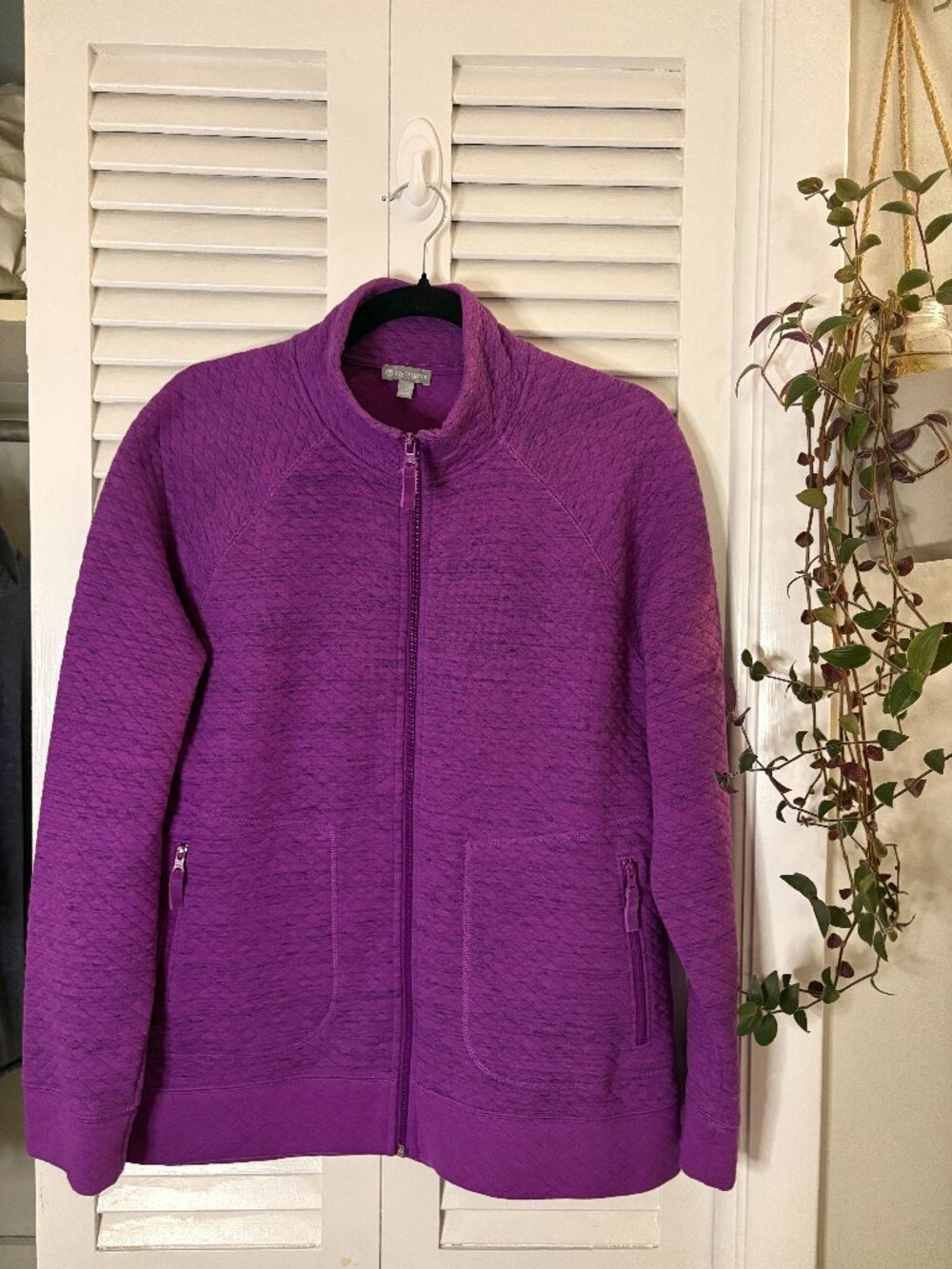 Talbots Cotton Zip-Up Jacket